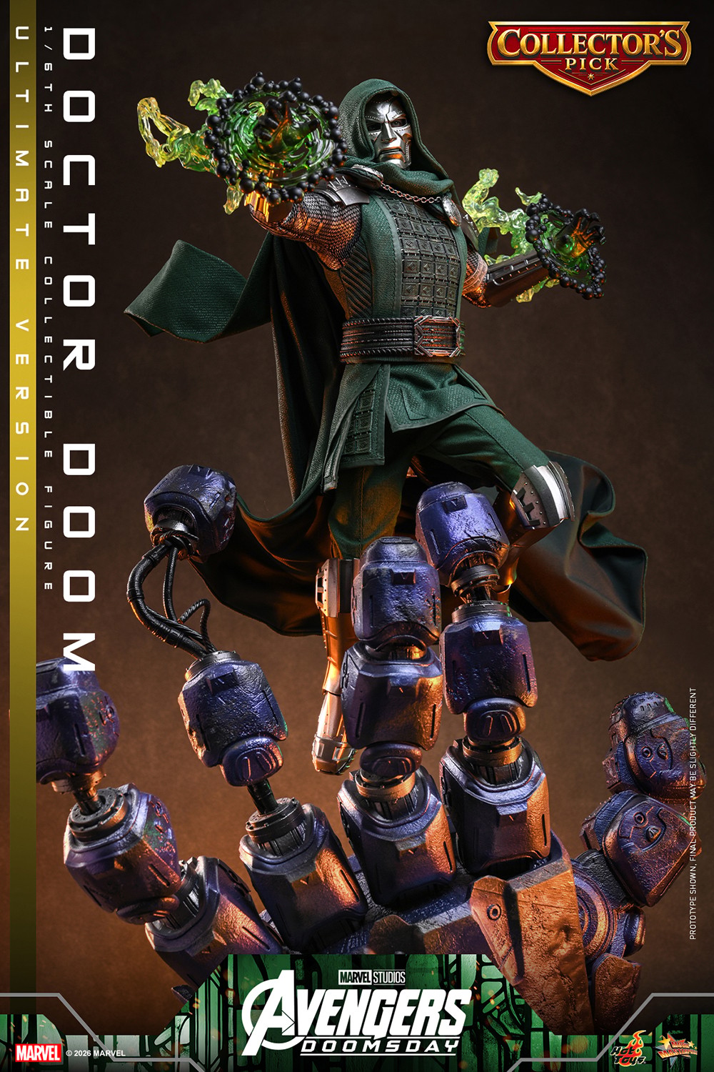 Marvel Doctor Doom (Ultimate Version) (Special Edition) Sixth Scale Figure  (Prototype Shown) View 9