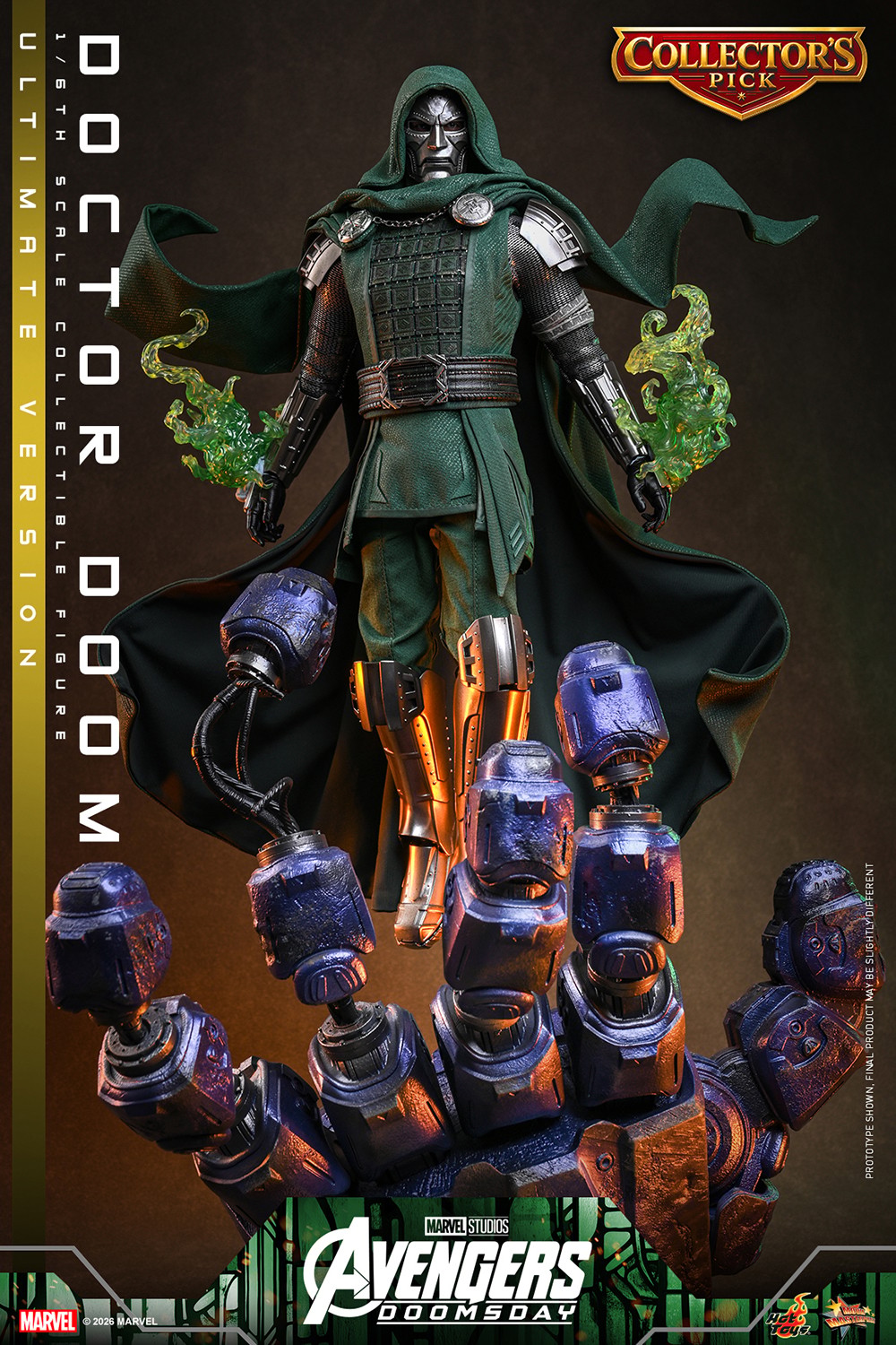 Marvel Doctor Doom (Ultimate Version) (Special Edition) Sixth Scale Figure  (Prototype Shown) View 10