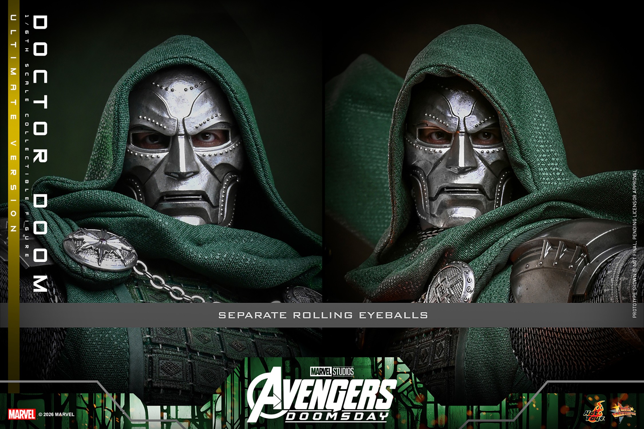 Marvel Doctor Doom (Ultimate Version) (Special Edition) Sixth Scale Figure  (Prototype Shown) View 21