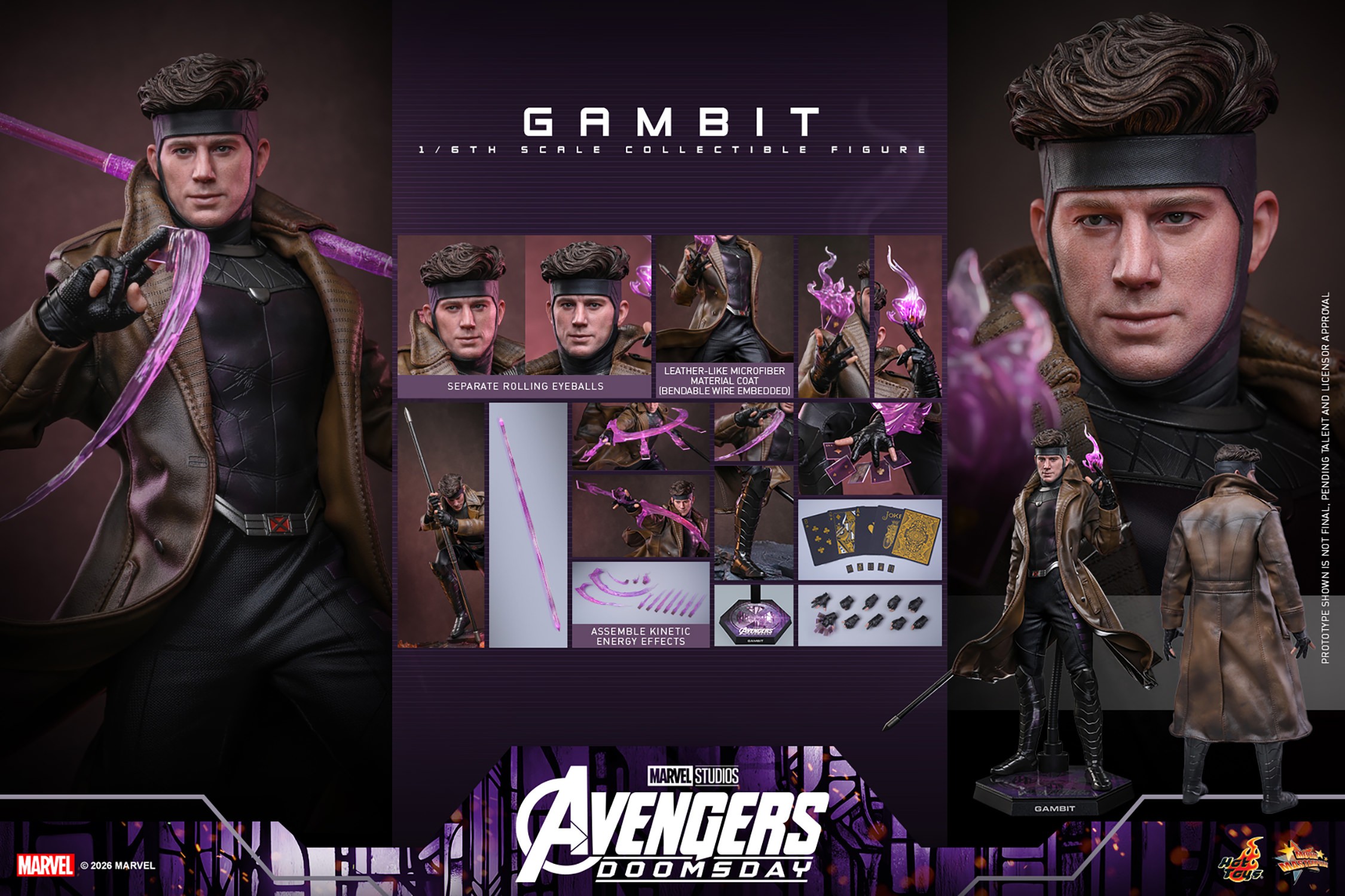 Marvel Gambit Sixth Scale Figure  Collector Edition (Prototype Shown) View 22