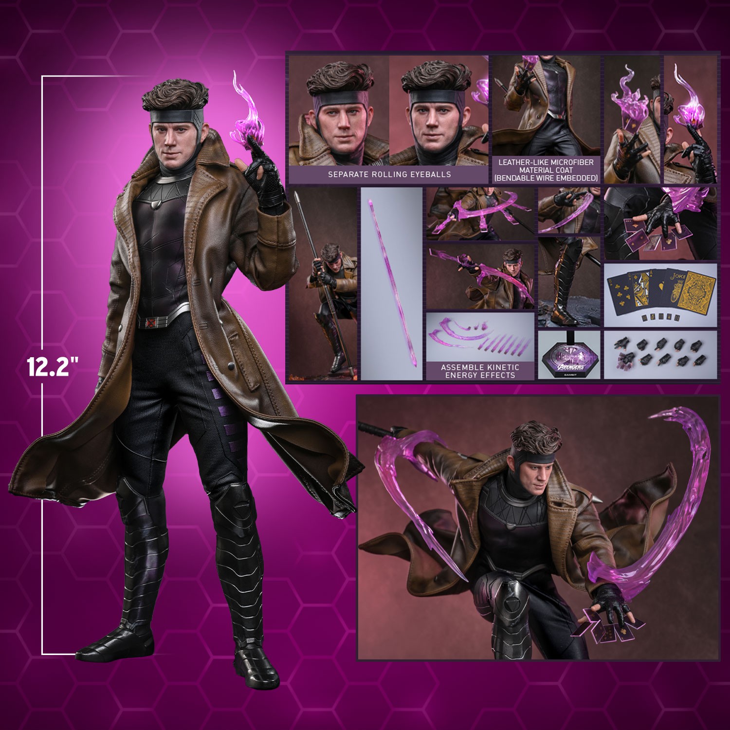 Marvel Gambit Sixth Scale Figure  Collector Edition (Prototype Shown) View 2