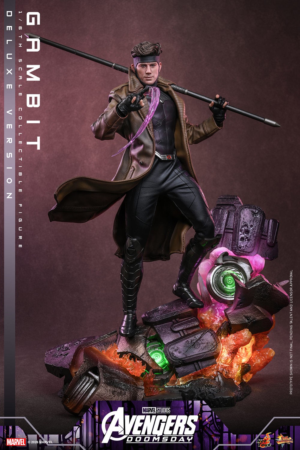 Marvel Gambit (Deluxe Version) (Special Edition) Sixth Scale Figure  (Prototype Shown) View 4