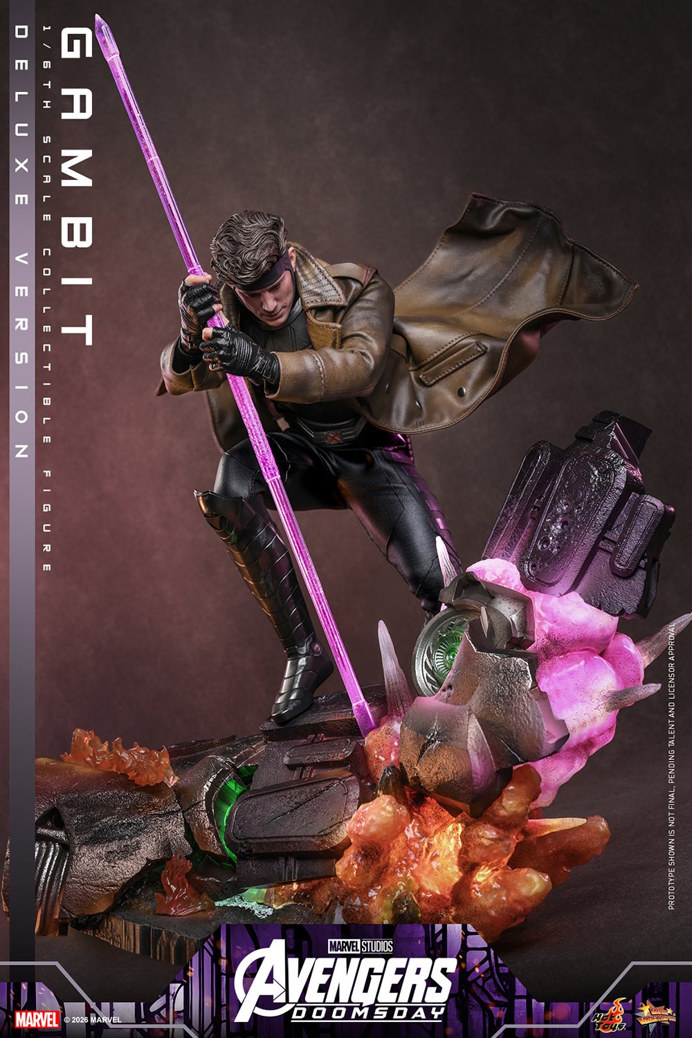 Marvel Gambit (Deluxe Version) (Special Edition) Sixth Scale Figure  (Prototype Shown) View 5