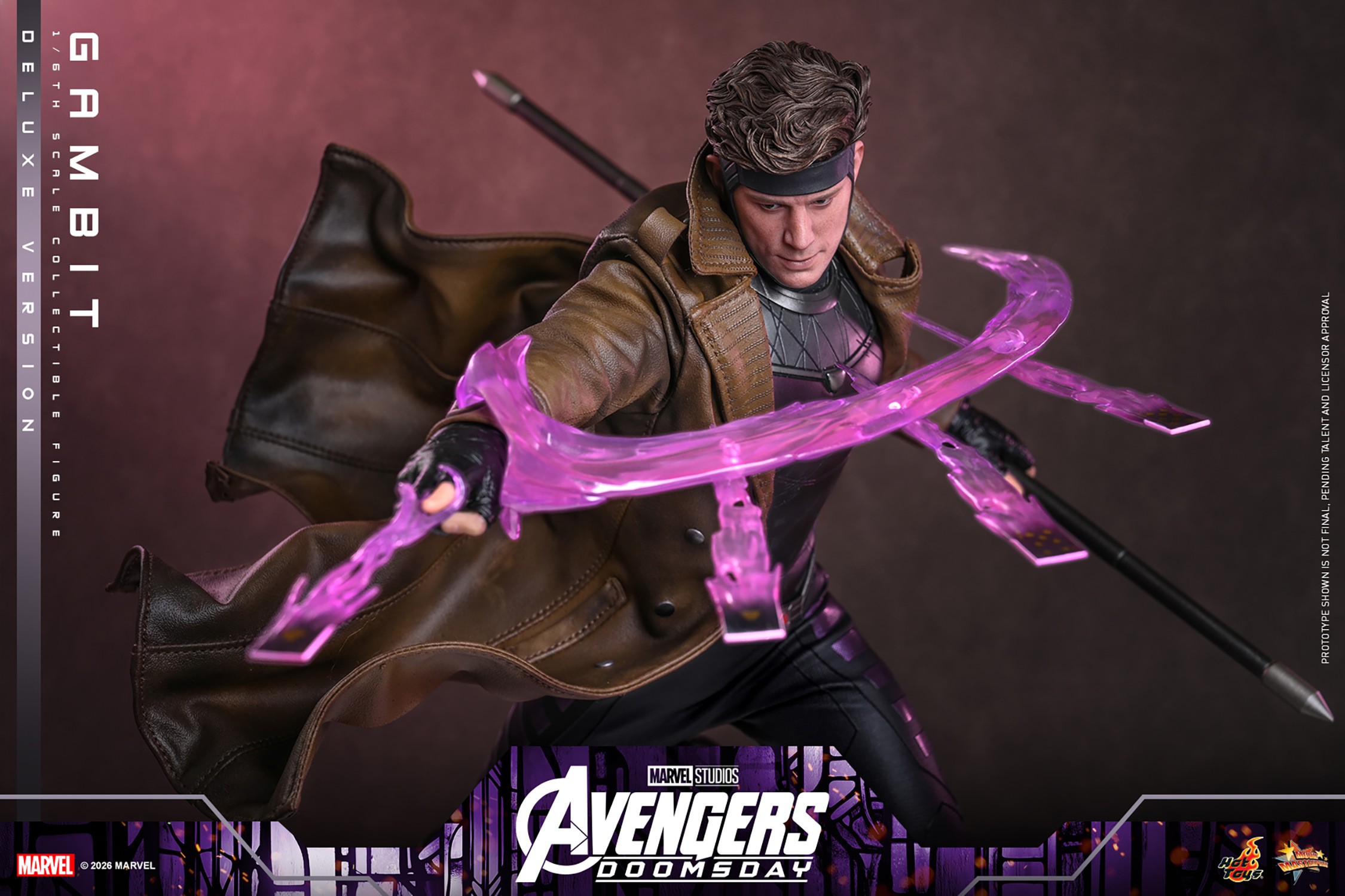 Marvel Gambit (Deluxe Version) (Special Edition) Sixth Scale Figure  (Prototype Shown) View 8