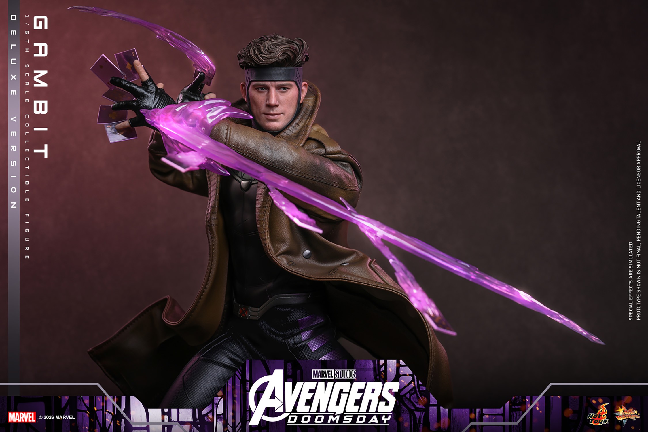 Marvel Gambit (Deluxe Version) (Special Edition) Sixth Scale Figure  (Prototype Shown) View 9