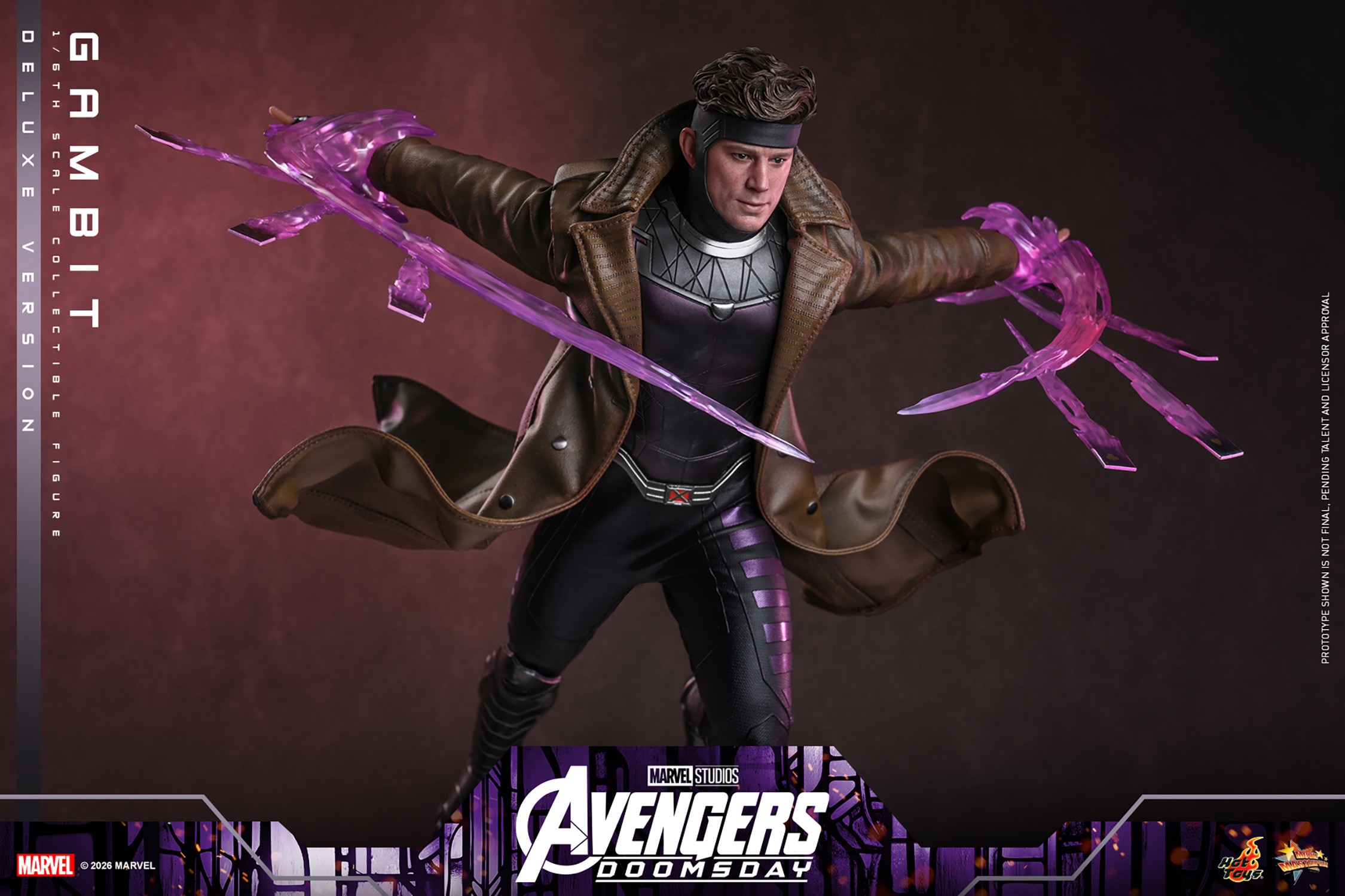 Marvel Gambit (Deluxe Version) (Special Edition) Sixth Scale Figure  (Prototype Shown) View 12