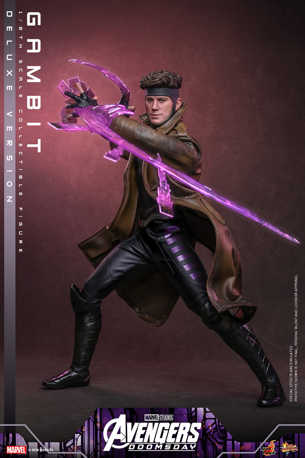 Marvel Gambit (Deluxe Version) (Special Edition) Sixth Scale Figure  (Prototype Shown) View 15