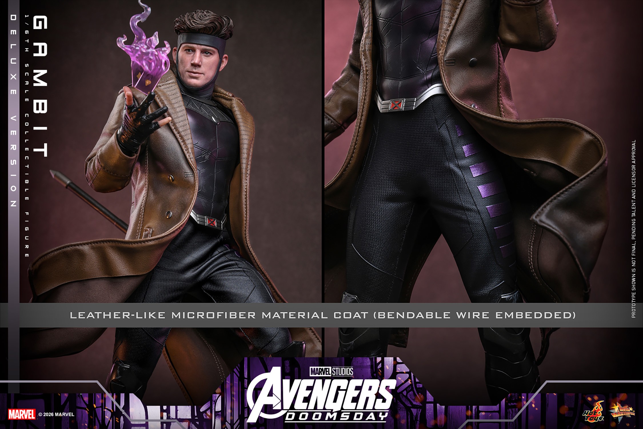 Marvel Gambit (Deluxe Version) (Special Edition) Sixth Scale Figure  (Prototype Shown) View 20