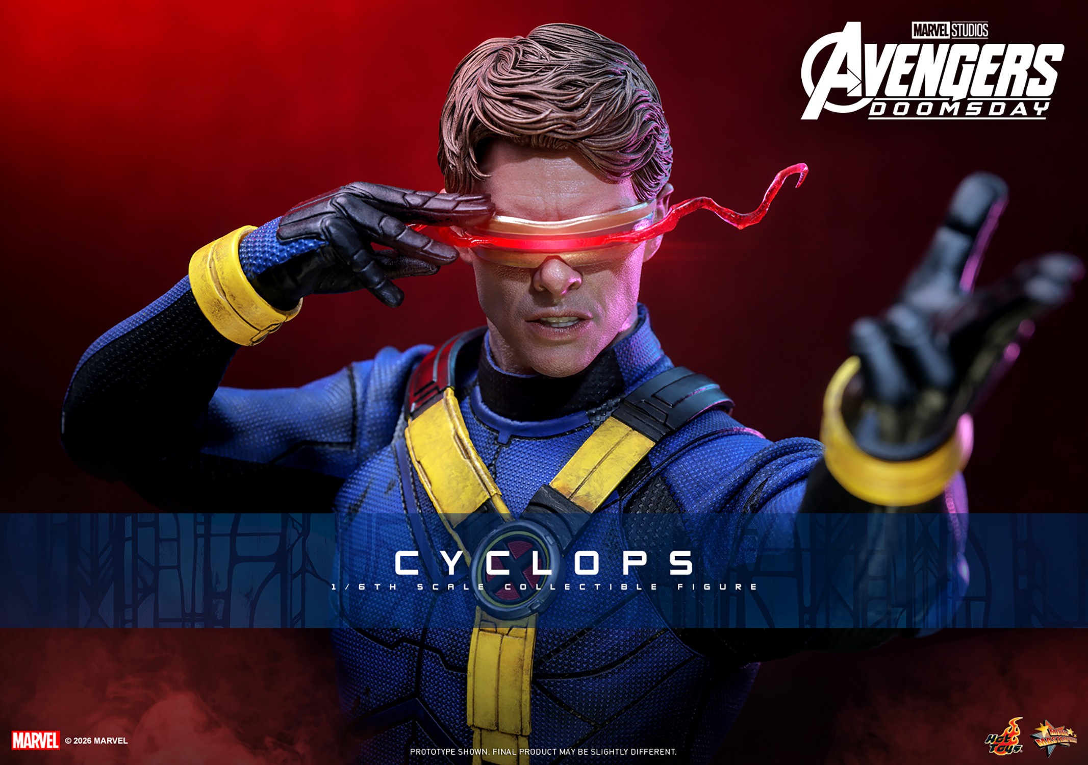 Marvel Cyclops Sixth Scale Figure  (Prototype Shown) View 1