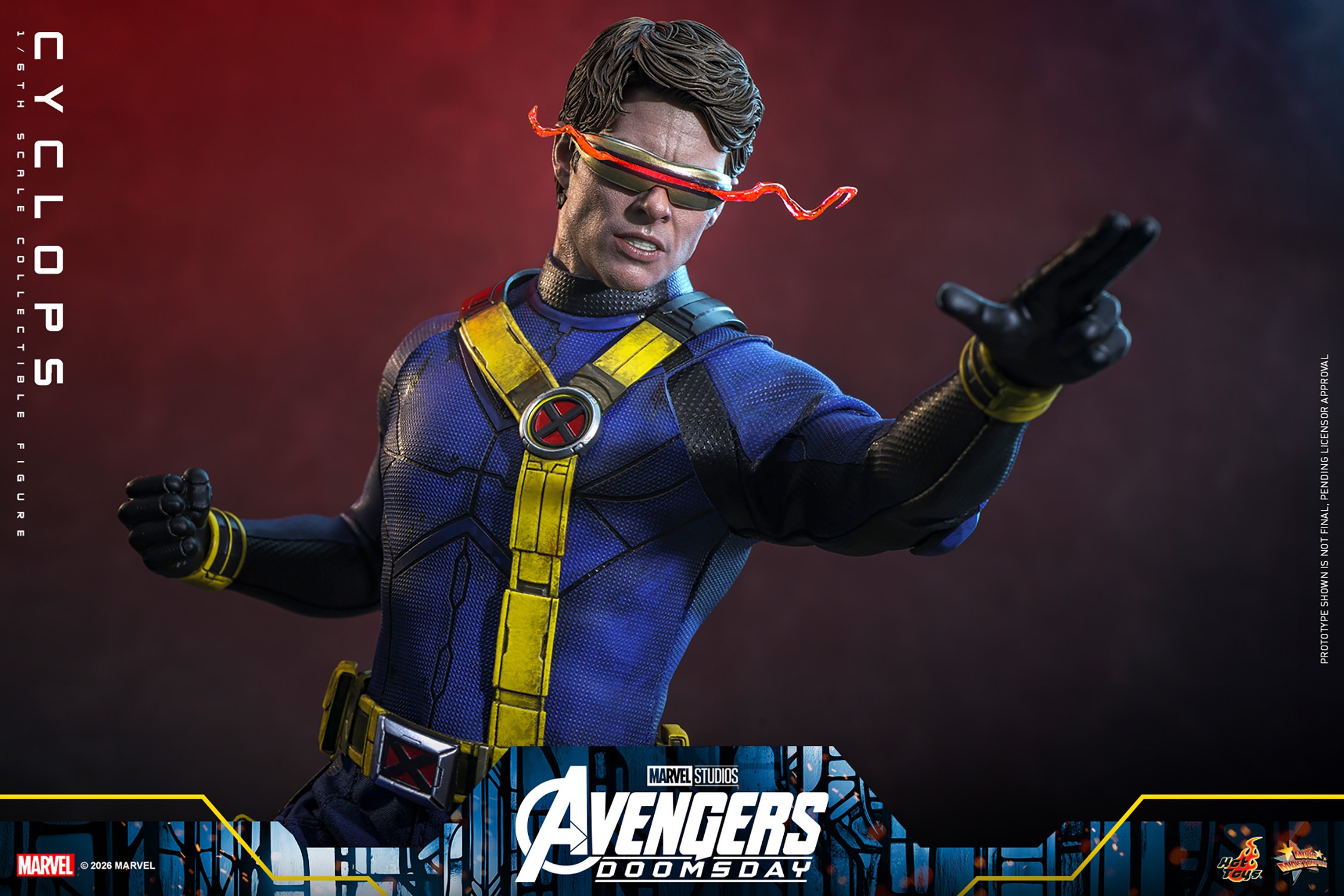 Marvel Cyclops Sixth Scale Figure  (Prototype Shown) View 8
