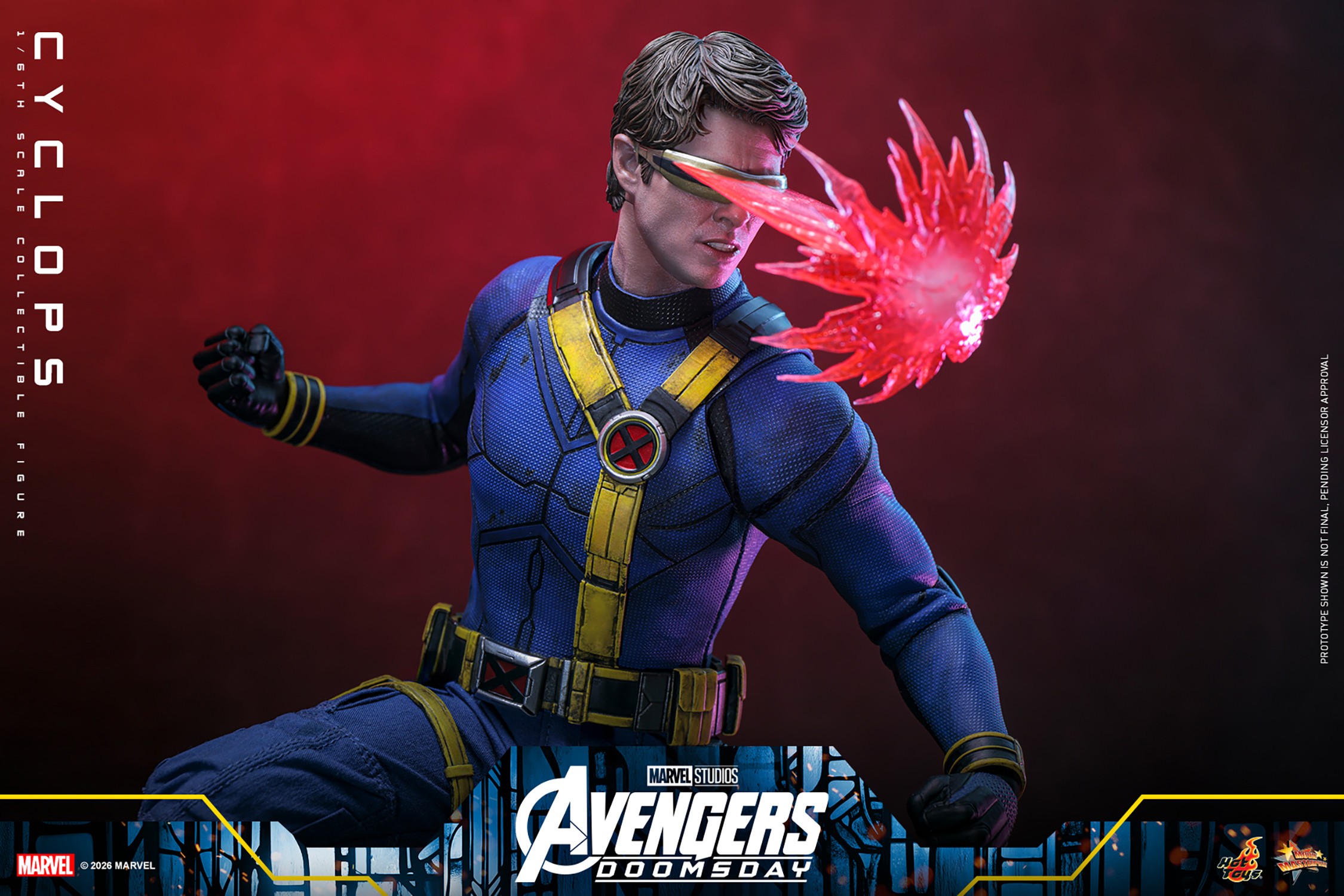 Marvel Cyclops Sixth Scale Figure  (Prototype Shown) View 9