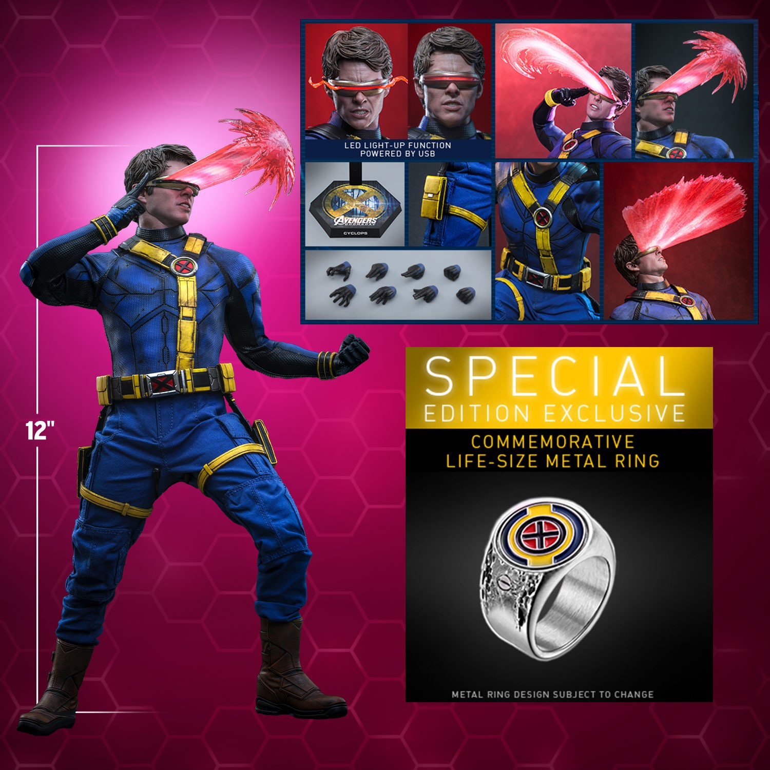 Marvel Cyclops (Special Edition) Sixth Scale Figure  (Prototype Shown) View 2