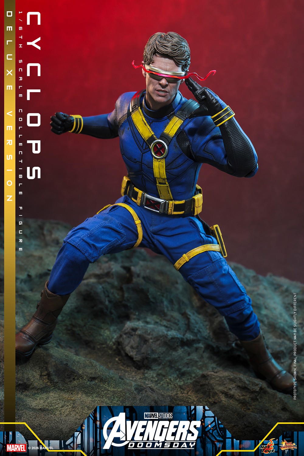 Marvel Cyclops (Deluxe Edition) Sixth Scale Figure  (Prototype Shown) View 9