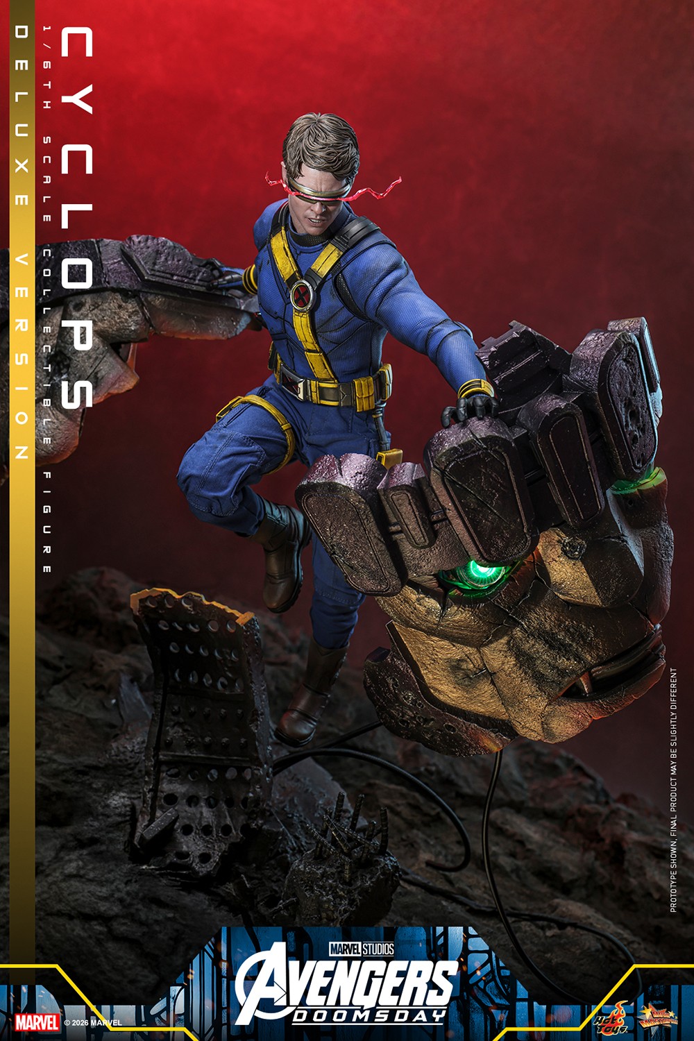 Marvel Cyclops (Deluxe Edition) Sixth Scale Figure  (Prototype Shown) View 12