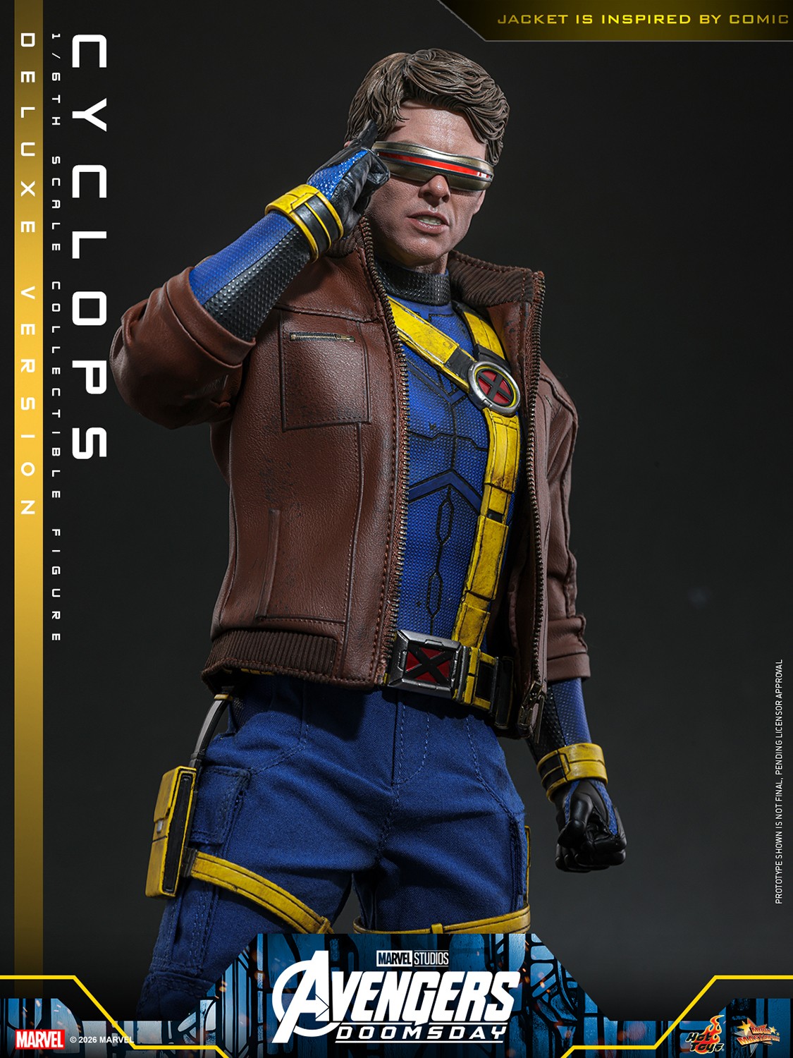 Marvel Cyclops (Deluxe Edition) Sixth Scale Figure  (Prototype Shown) View 16