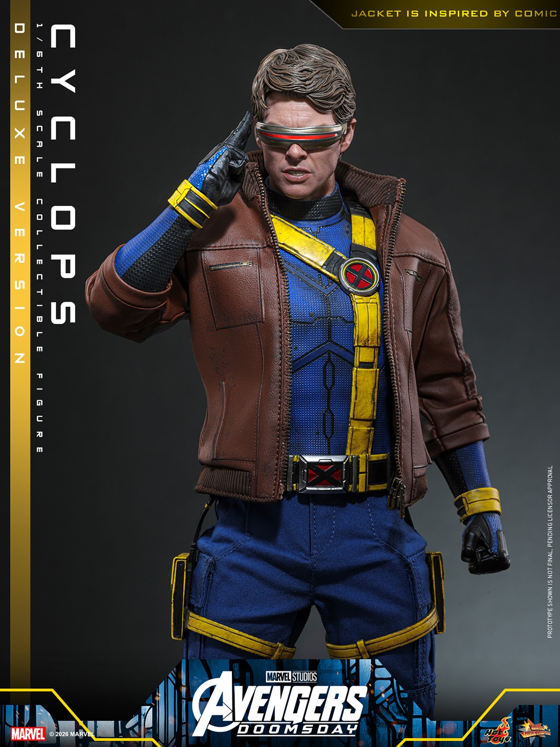 Marvel Cyclops (Deluxe Edition) Sixth Scale Figure  (Prototype Shown) View 17