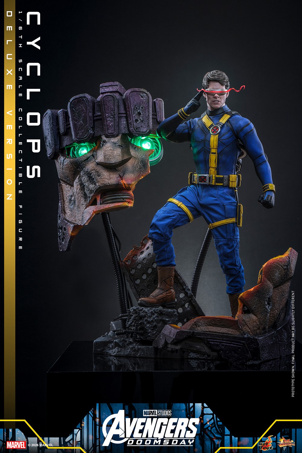 Marvel Cyclops (Deluxe Edition) Sixth Scale Figure  (Prototype Shown) View 20