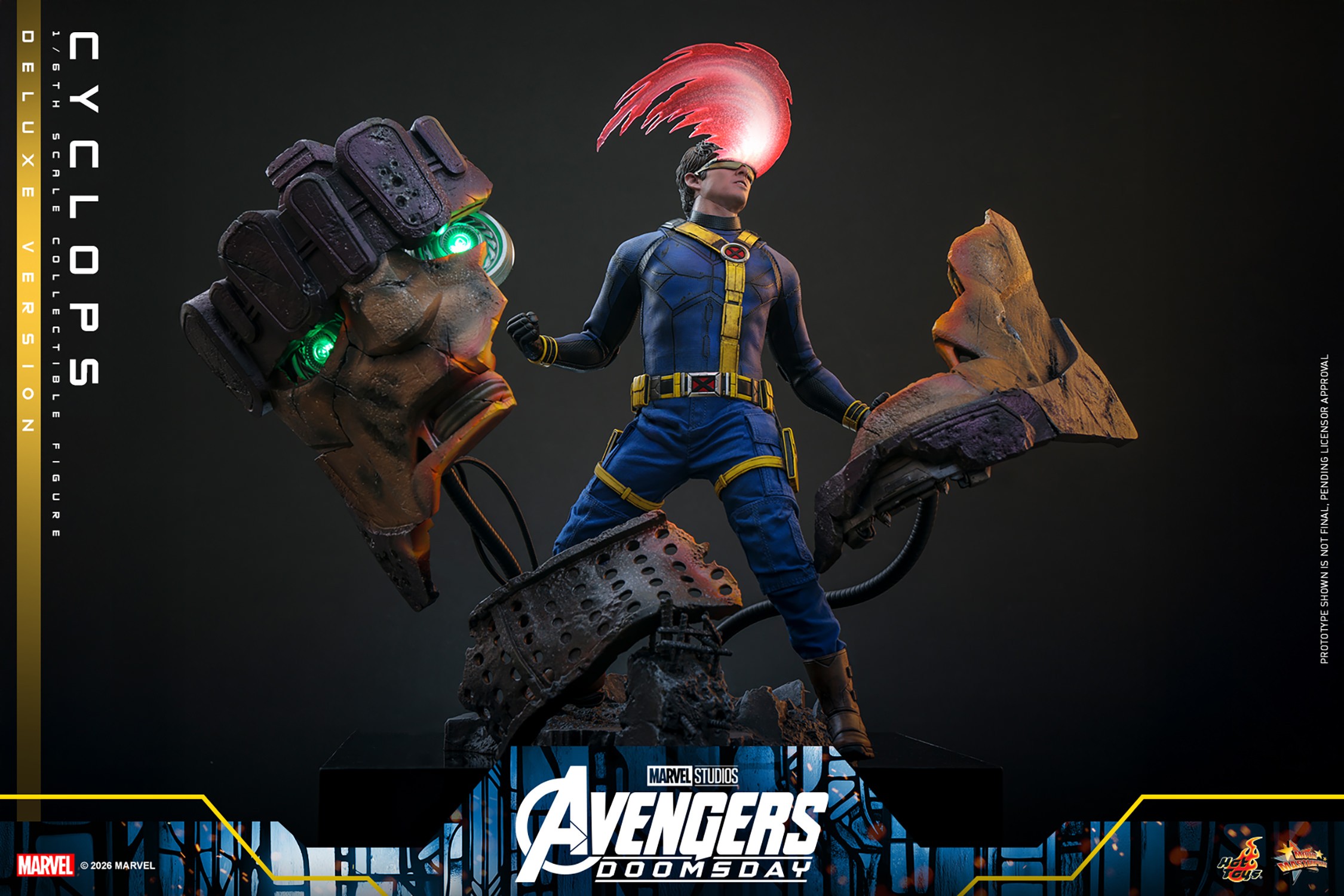 Marvel Cyclops (Deluxe Version) (Special Edition) Sixth Scale Figure  (Prototype Shown) View 1