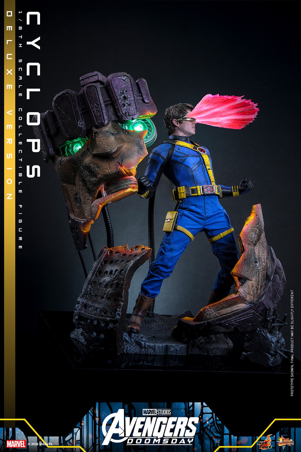Marvel Cyclops (Deluxe Version) (Special Edition) Sixth Scale Figure  (Prototype Shown) View 5