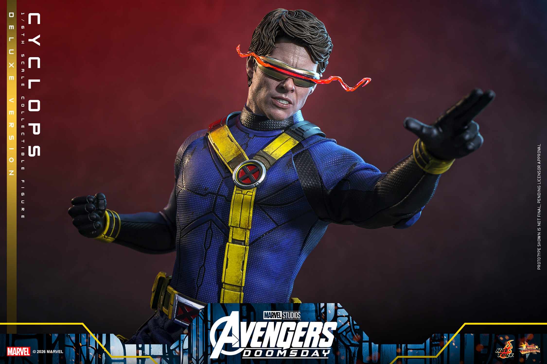 Marvel Cyclops (Deluxe Version) (Special Edition) Sixth Scale Figure  (Prototype Shown) View 7