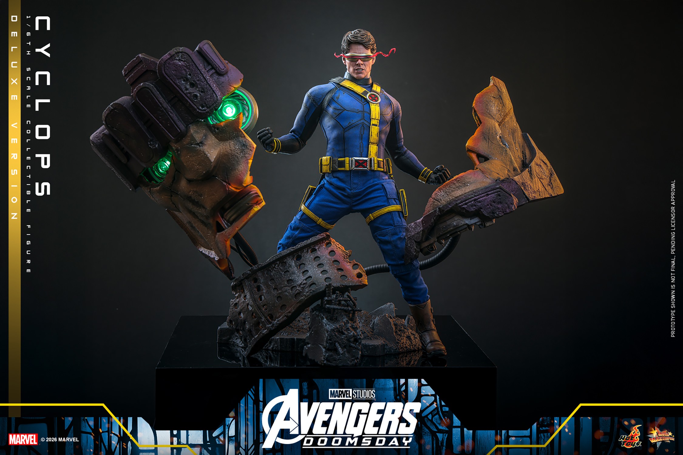 Marvel Cyclops (Deluxe Version) (Special Edition) Sixth Scale Figure  (Prototype Shown) View 8