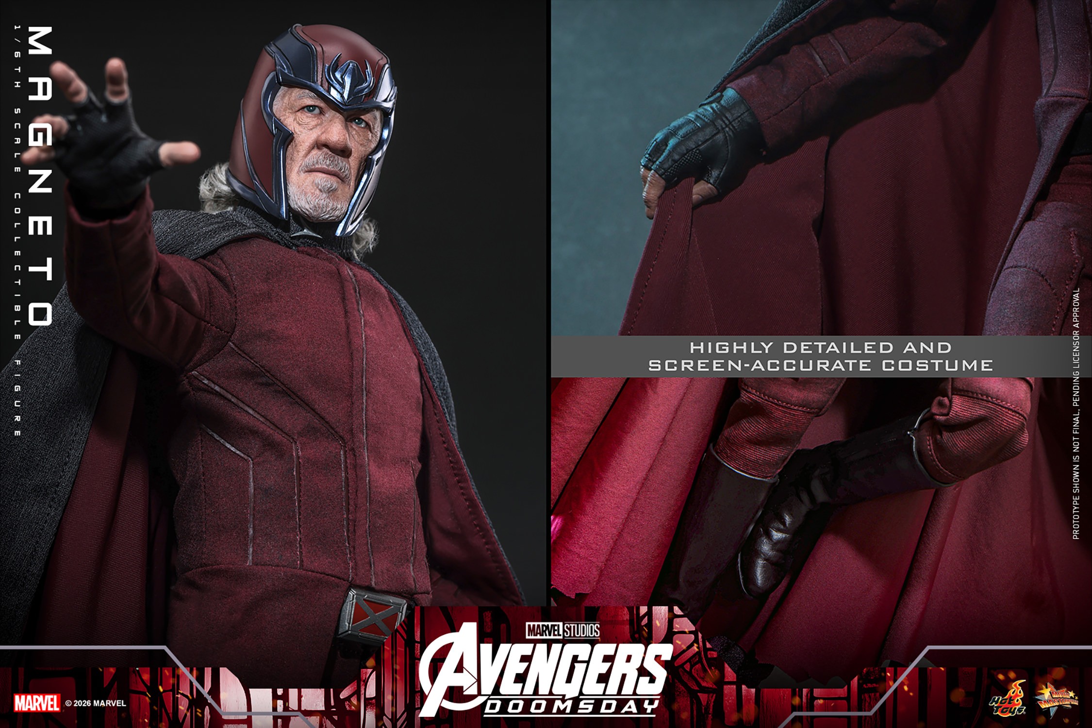 Marvel Magneto Sixth Scale Figure  Collector Edition (Prototype Shown) View 19