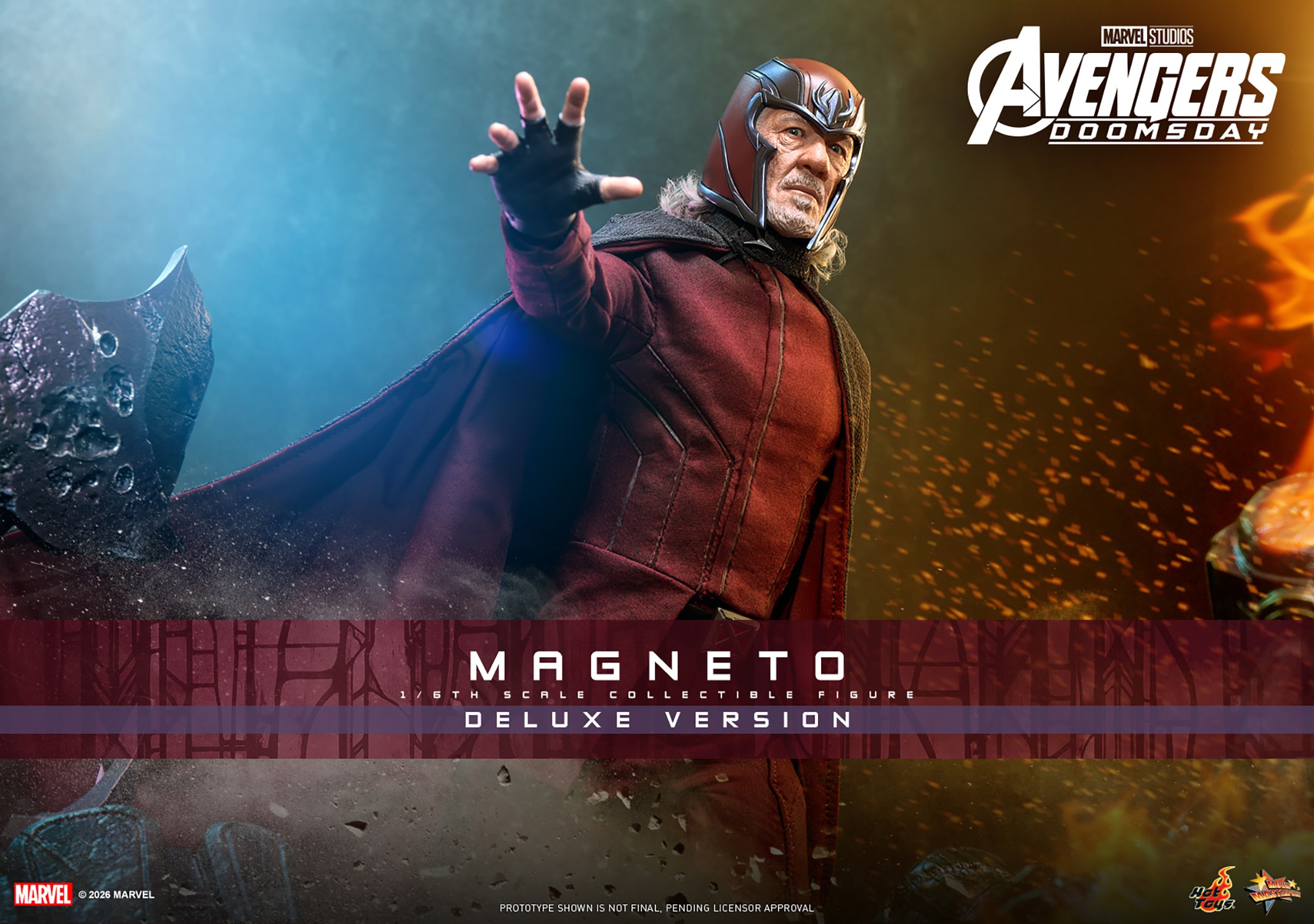 Marvel Magneto (Deluxe Version) Sixth Scale Figure  (Prototype Shown) View 1