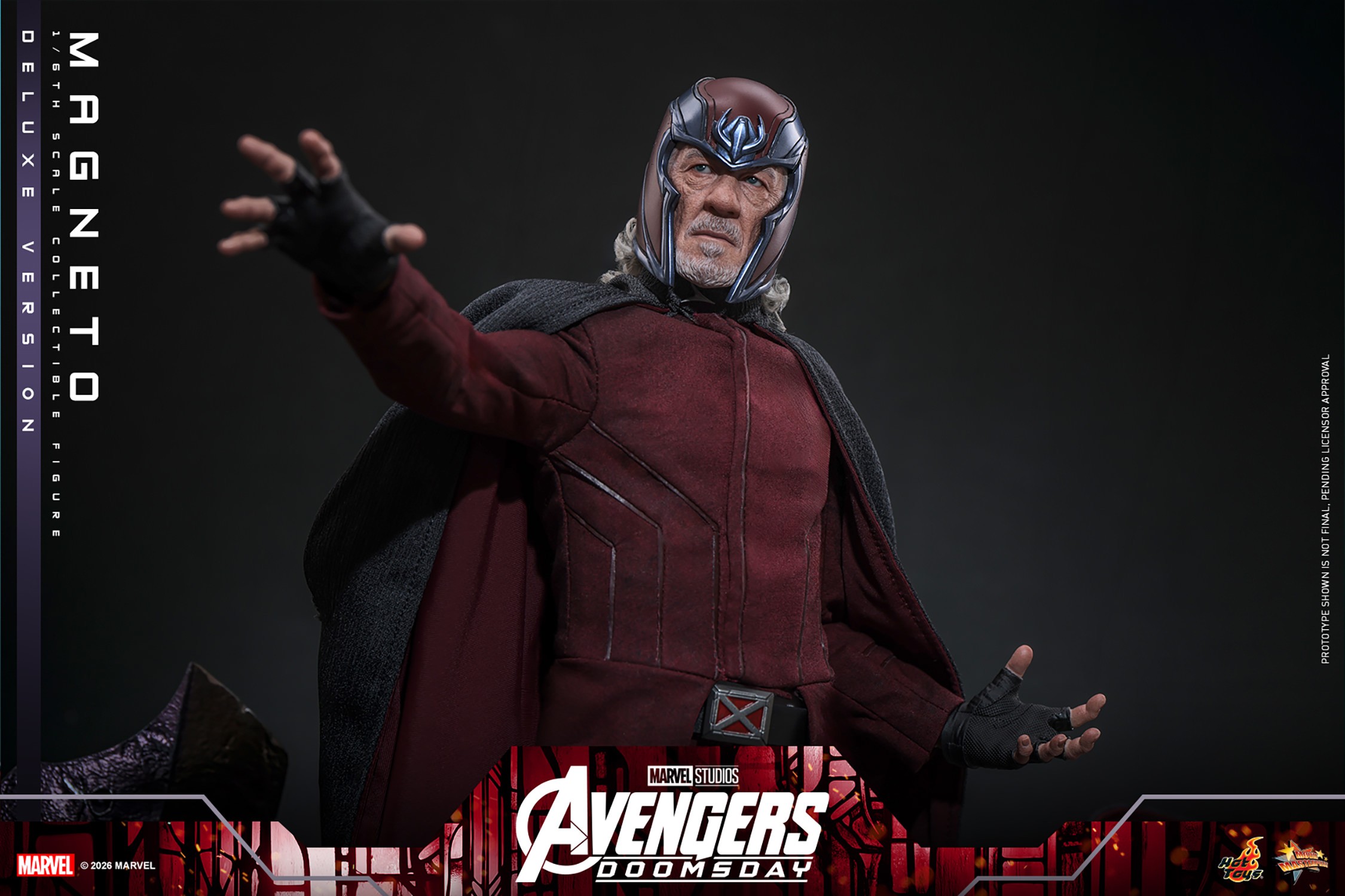 Marvel Magneto (Deluxe Version) Sixth Scale Figure  (Prototype Shown) View 7