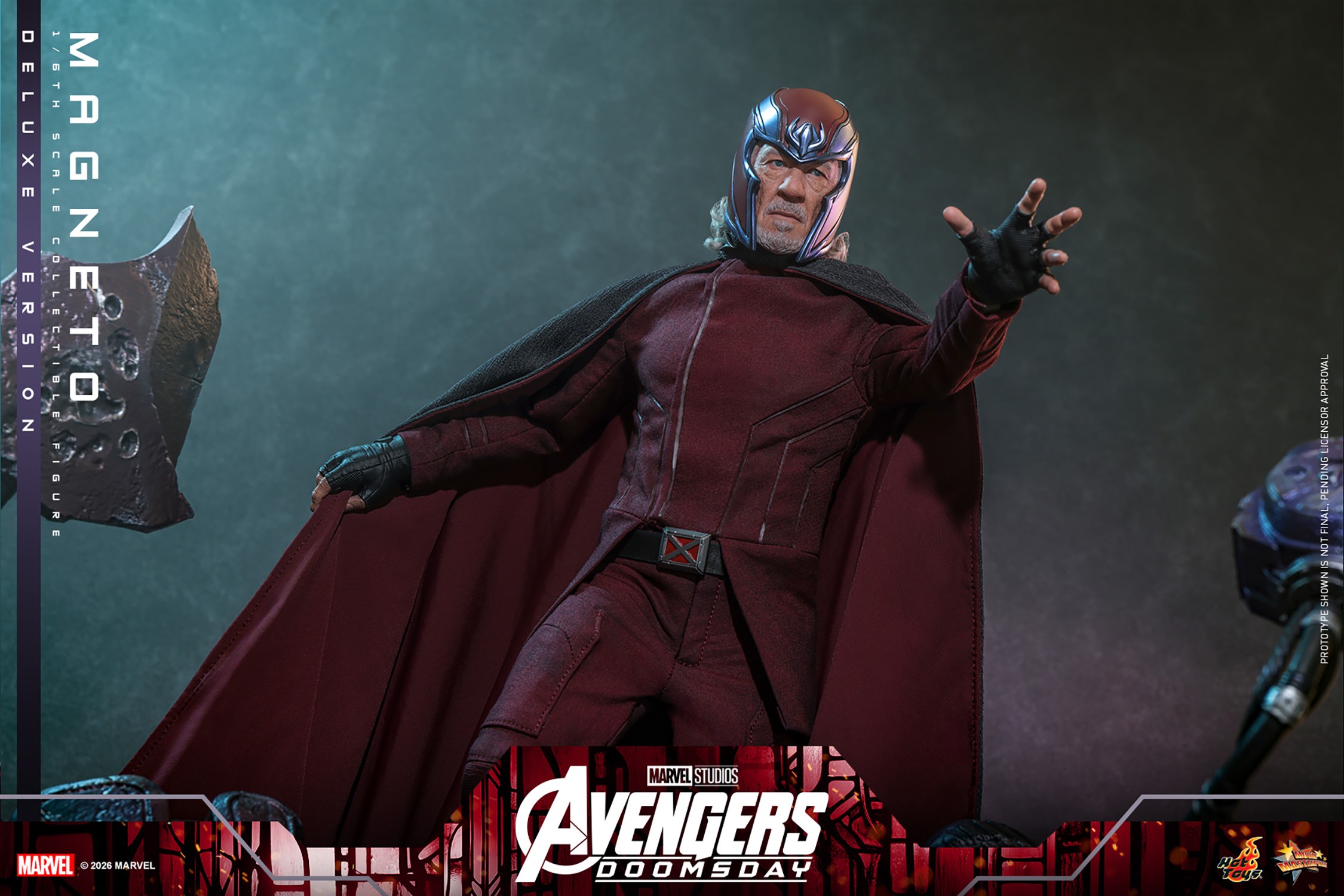 Marvel Magneto (Deluxe Version) Sixth Scale Figure  (Prototype Shown) View 8