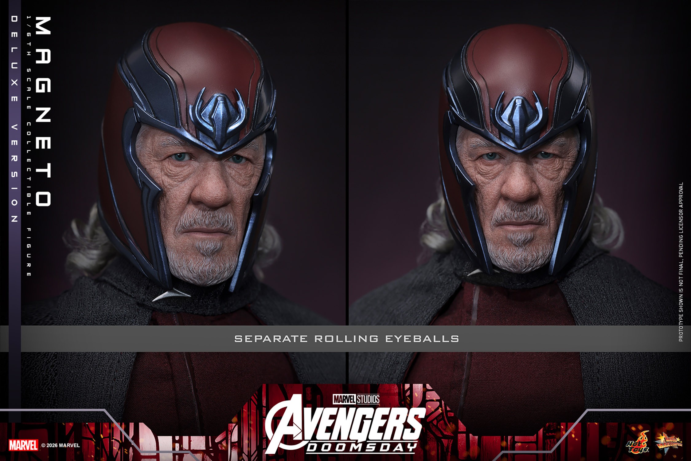 Marvel Magneto (Deluxe Version) Sixth Scale Figure  (Prototype Shown) View 22