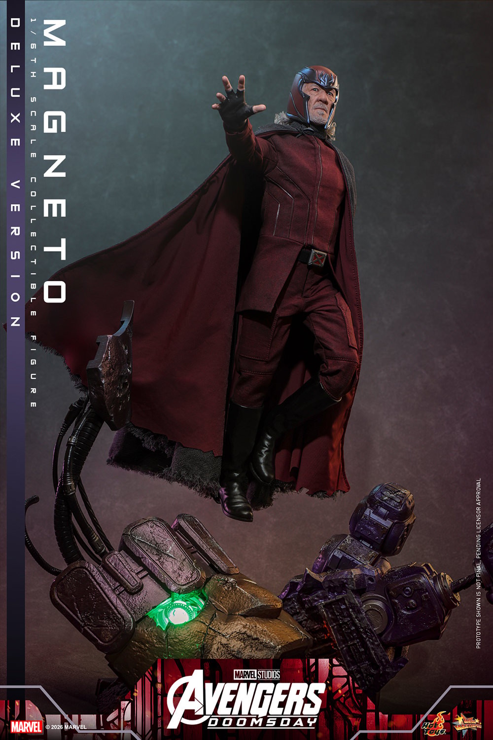 Marvel Magneto (Deluxe Version) (Special Edition) Sixth Scale Figure  (Prototype Shown) View 5