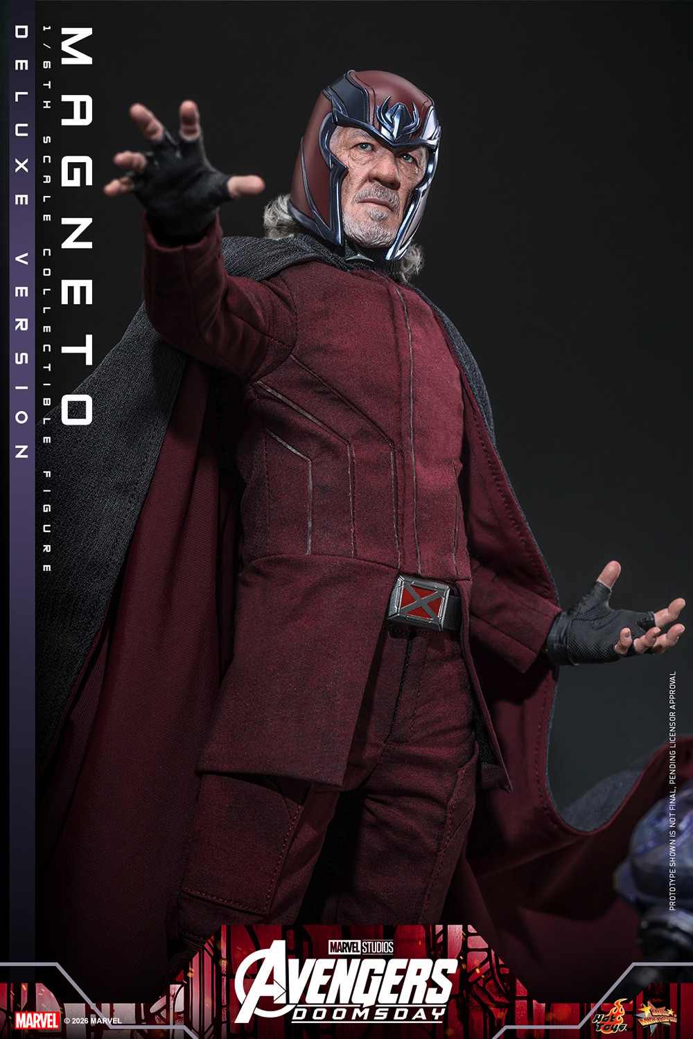 Marvel Magneto (Deluxe Version) (Special Edition) Sixth Scale Figure  (Prototype Shown) View 12