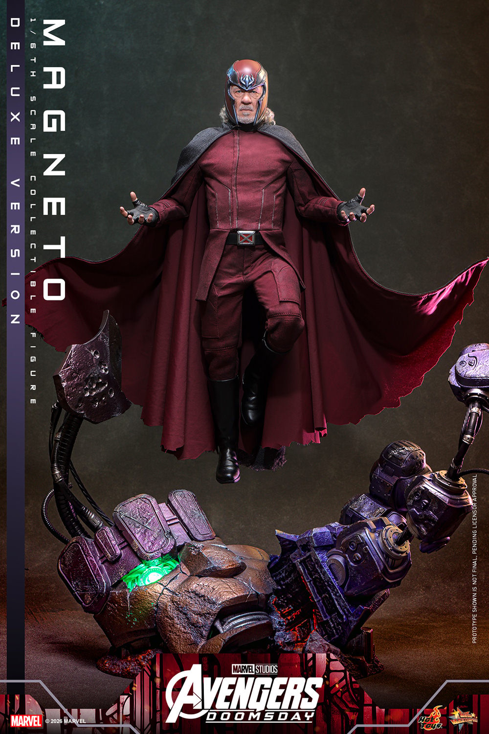 Marvel Magneto (Deluxe Version) (Special Edition) Sixth Scale Figure  (Prototype Shown) View 15