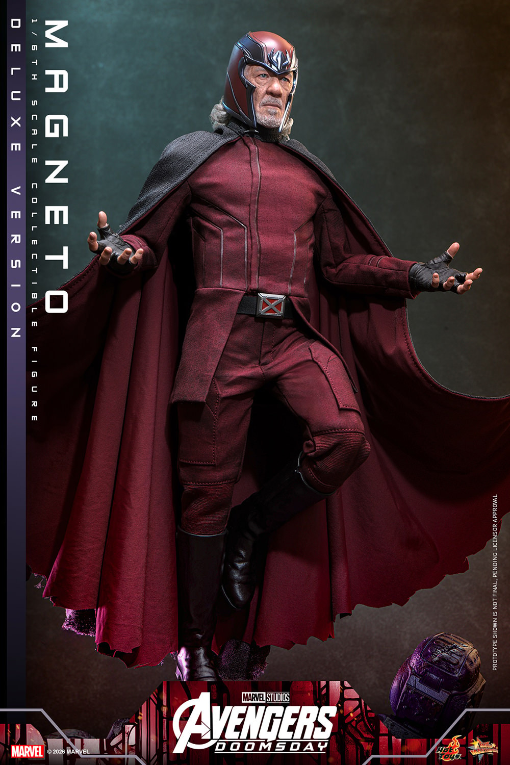 Marvel Magneto (Deluxe Version) (Special Edition) Sixth Scale Figure  (Prototype Shown) View 16