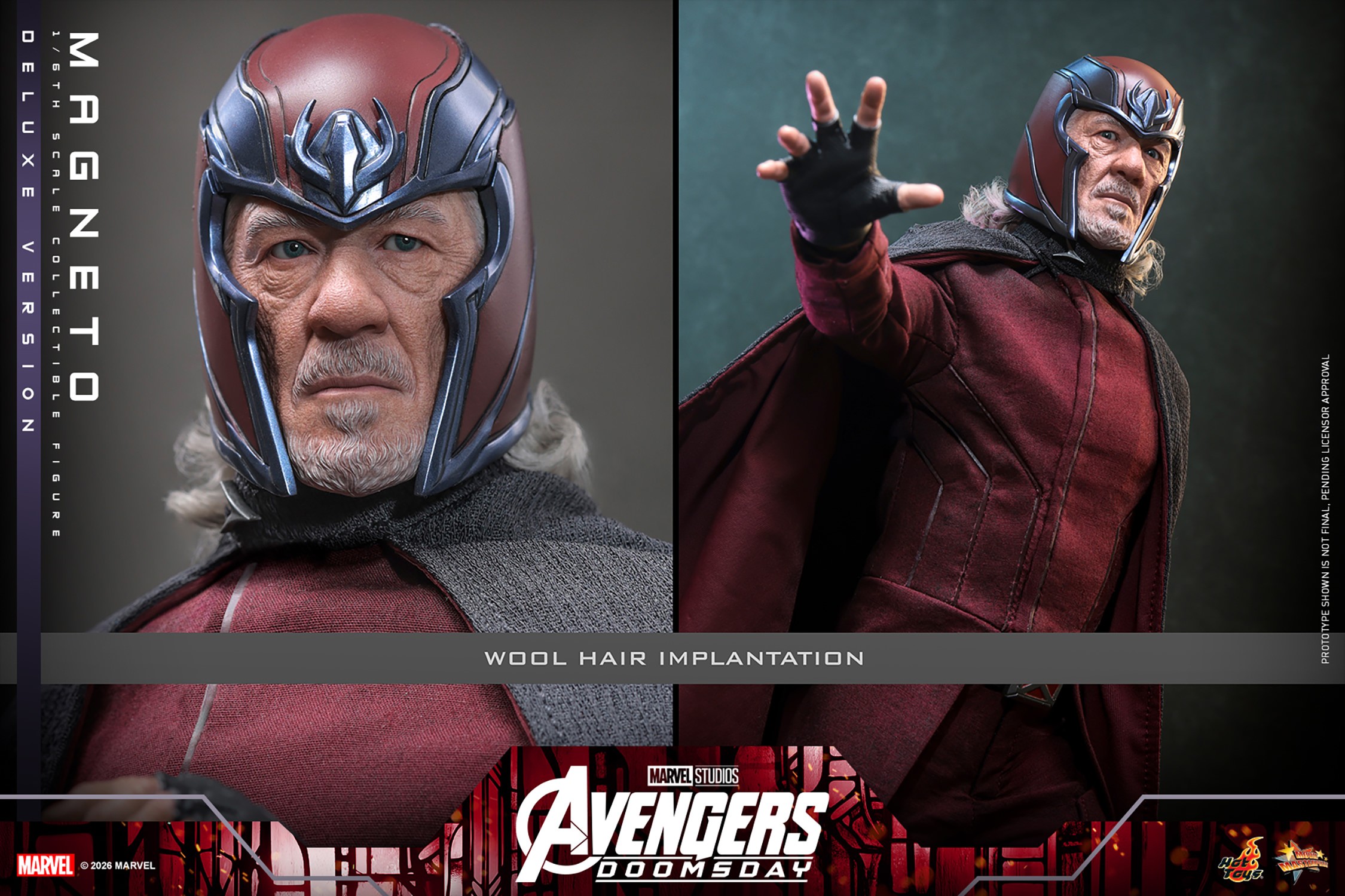 Marvel Magneto (Deluxe Version) (Special Edition) Sixth Scale Figure  (Prototype Shown) View 20