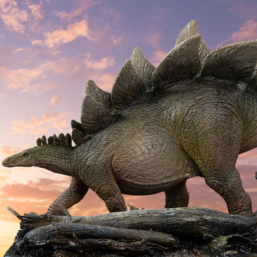 Jurassic Park Stegosaurus Statues  (Prototype Shown) View 1