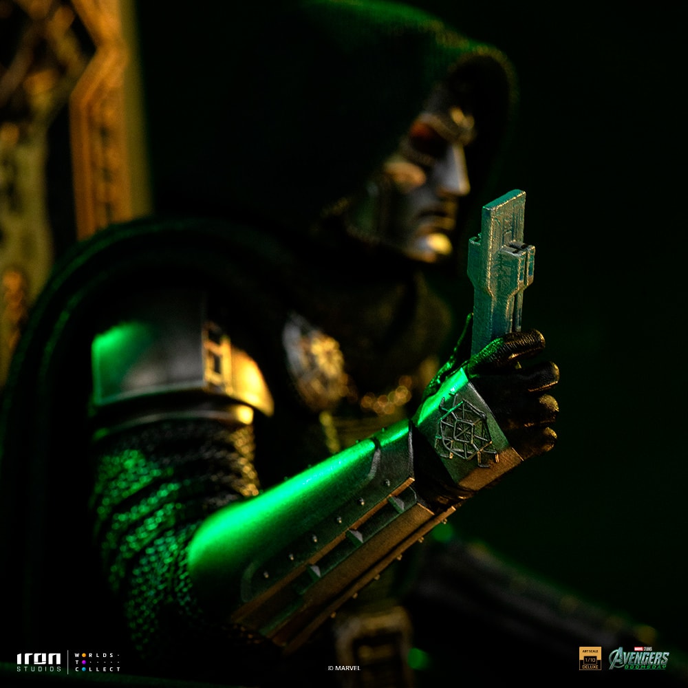 Marvel Doctor Doom on Throne 1:10 Scale Statue  (Prototype Shown) View 6