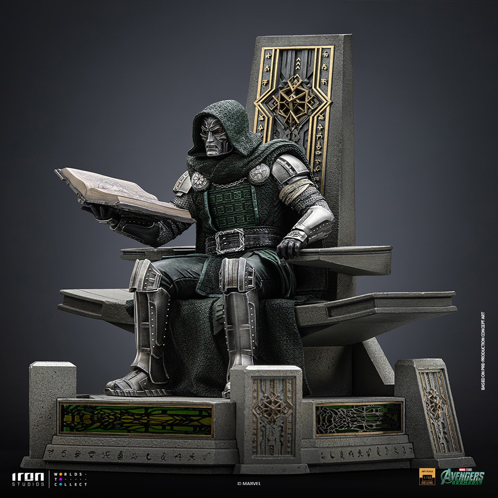 Marvel Doctor Doom on Throne 1:10 Scale Statue  (Prototype Shown) View 14