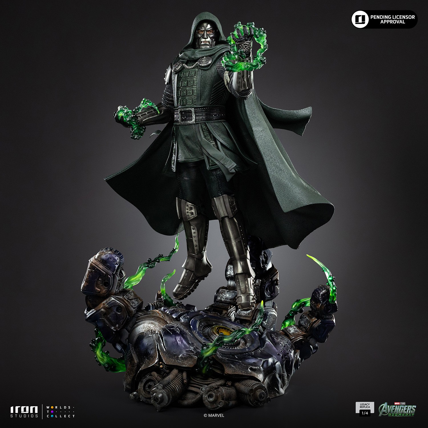Marvel Doctor Doom Quarter Scale Statue  (Prototype Shown) View 7