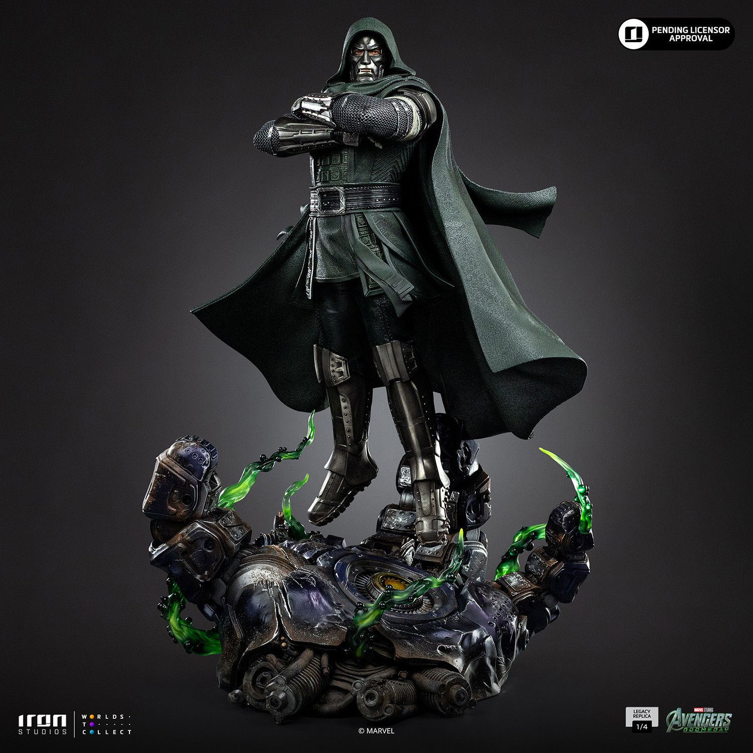 Marvel Doctor Doom Quarter Scale Statue  (Prototype Shown) View 8