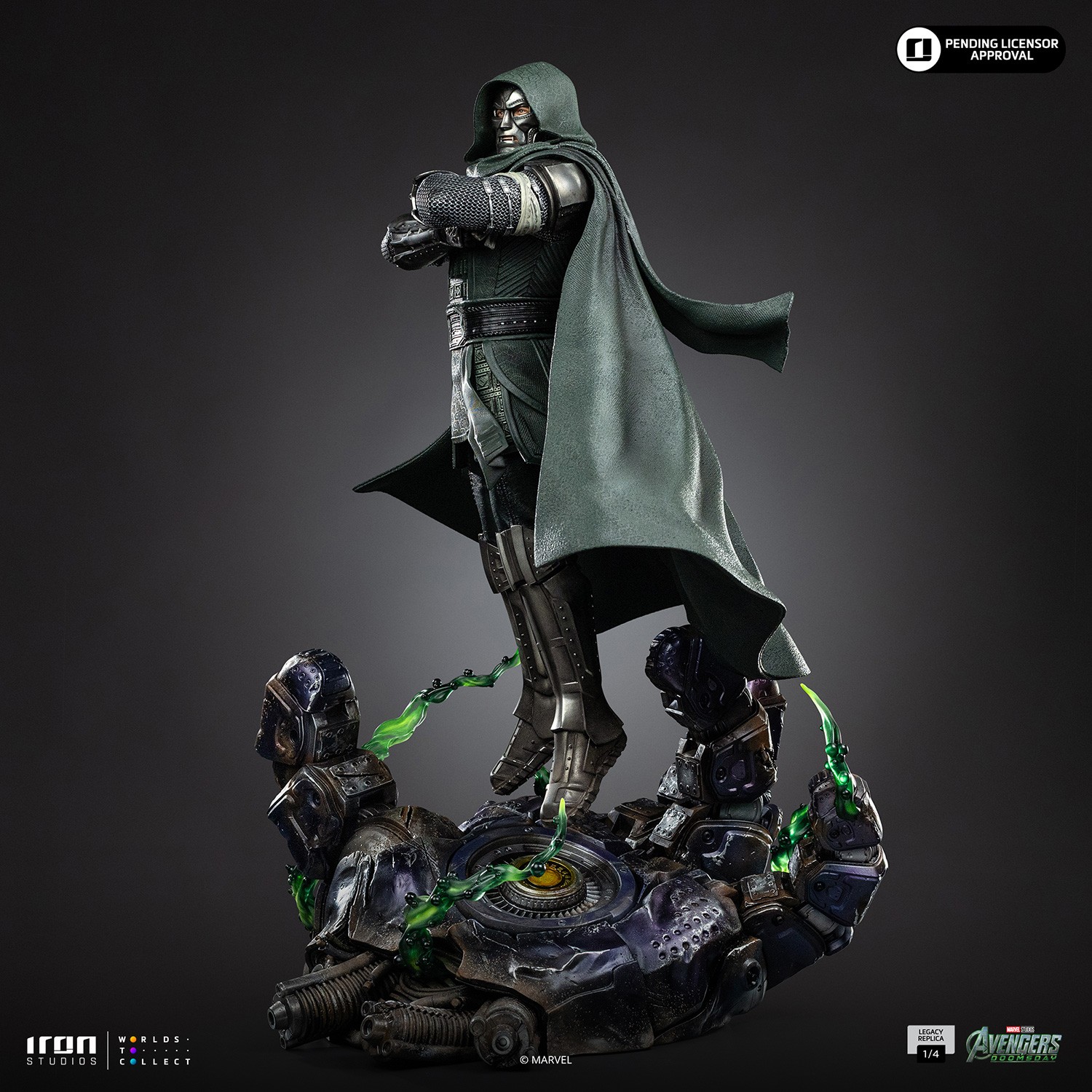 Marvel Doctor Doom Quarter Scale Statue  (Prototype Shown) View 9