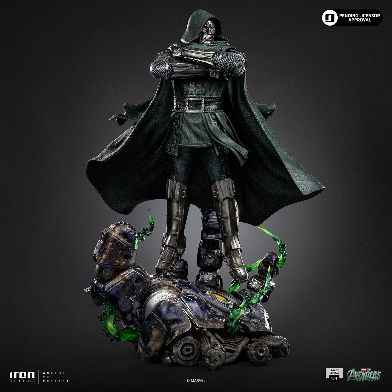 Marvel Doctor Doom Quarter Scale Statue  (Prototype Shown) View 10