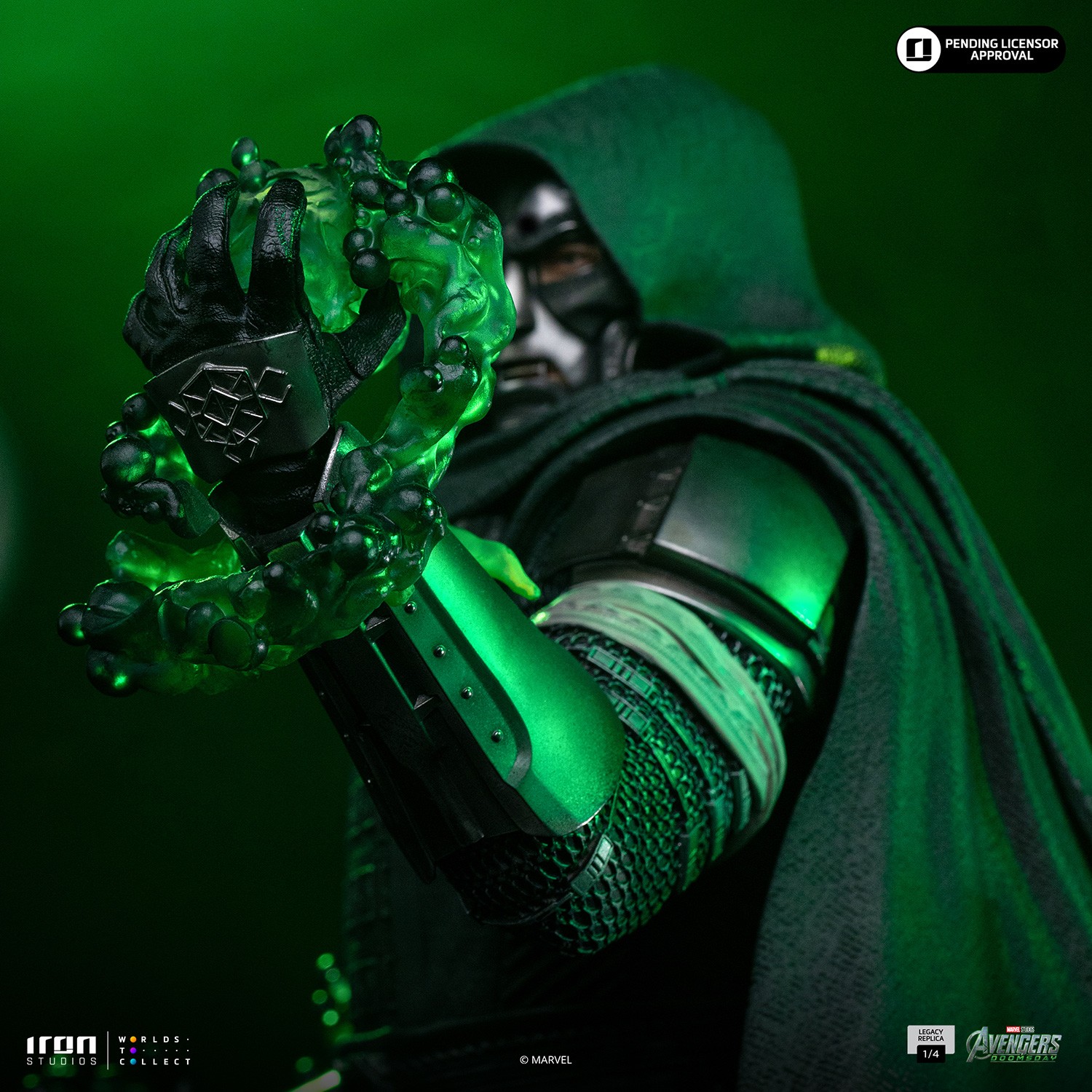 Marvel Doctor Doom Quarter Scale Statue  (Prototype Shown) View 2