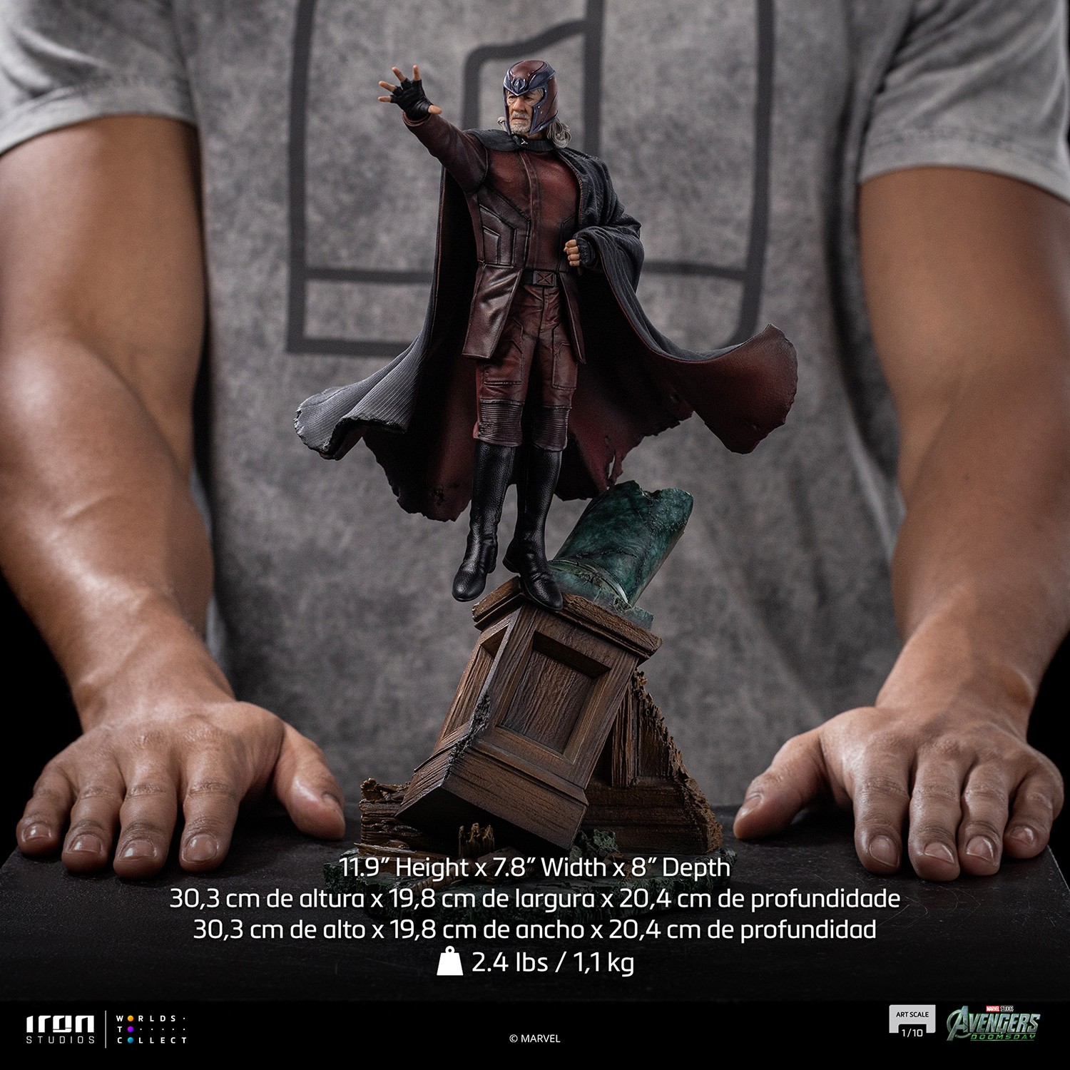 Marvel Magneto 1:10 Scale Statue  (Prototype Shown) View 11