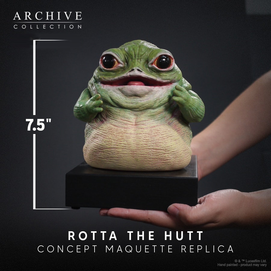 Star Wars Rotta the Hutt Concept Maquette Replica  (Prototype Shown) View 2