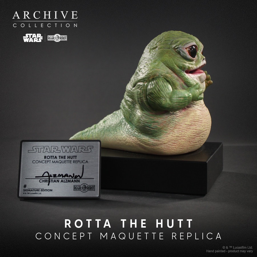 Star Wars Rotta the Hutt Concept Maquette Replica  (Prototype Shown) View 4