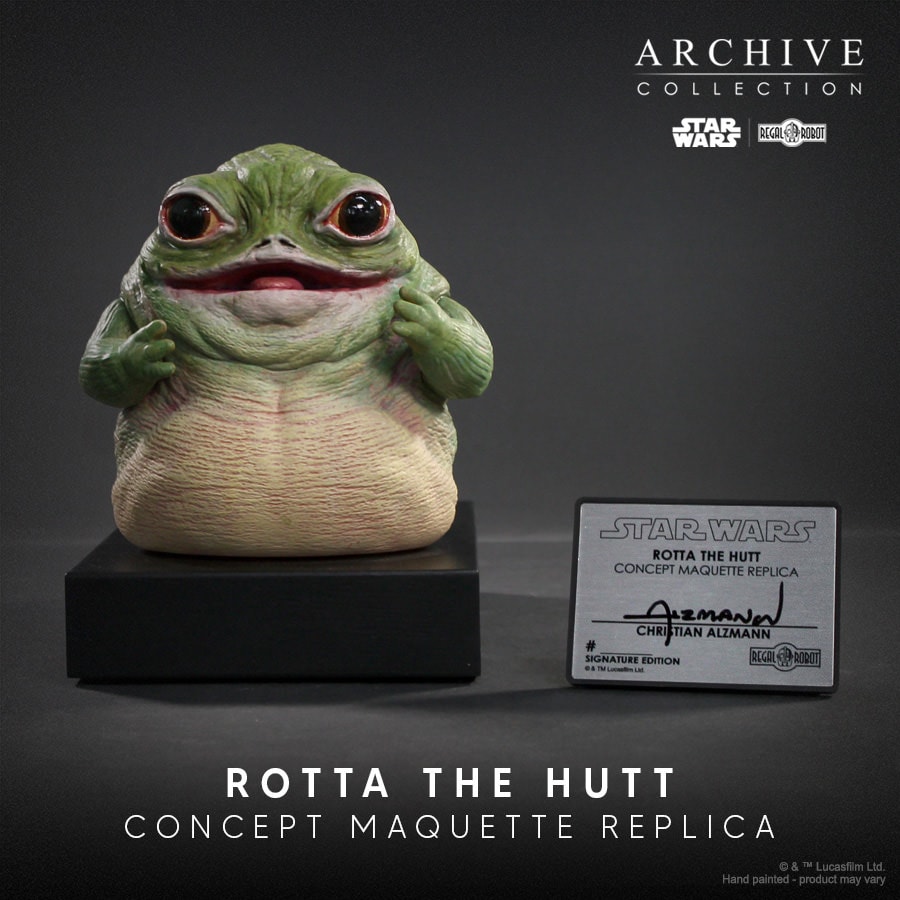 Star Wars Rotta the Hutt Concept Maquette Replica  (Prototype Shown) View 9