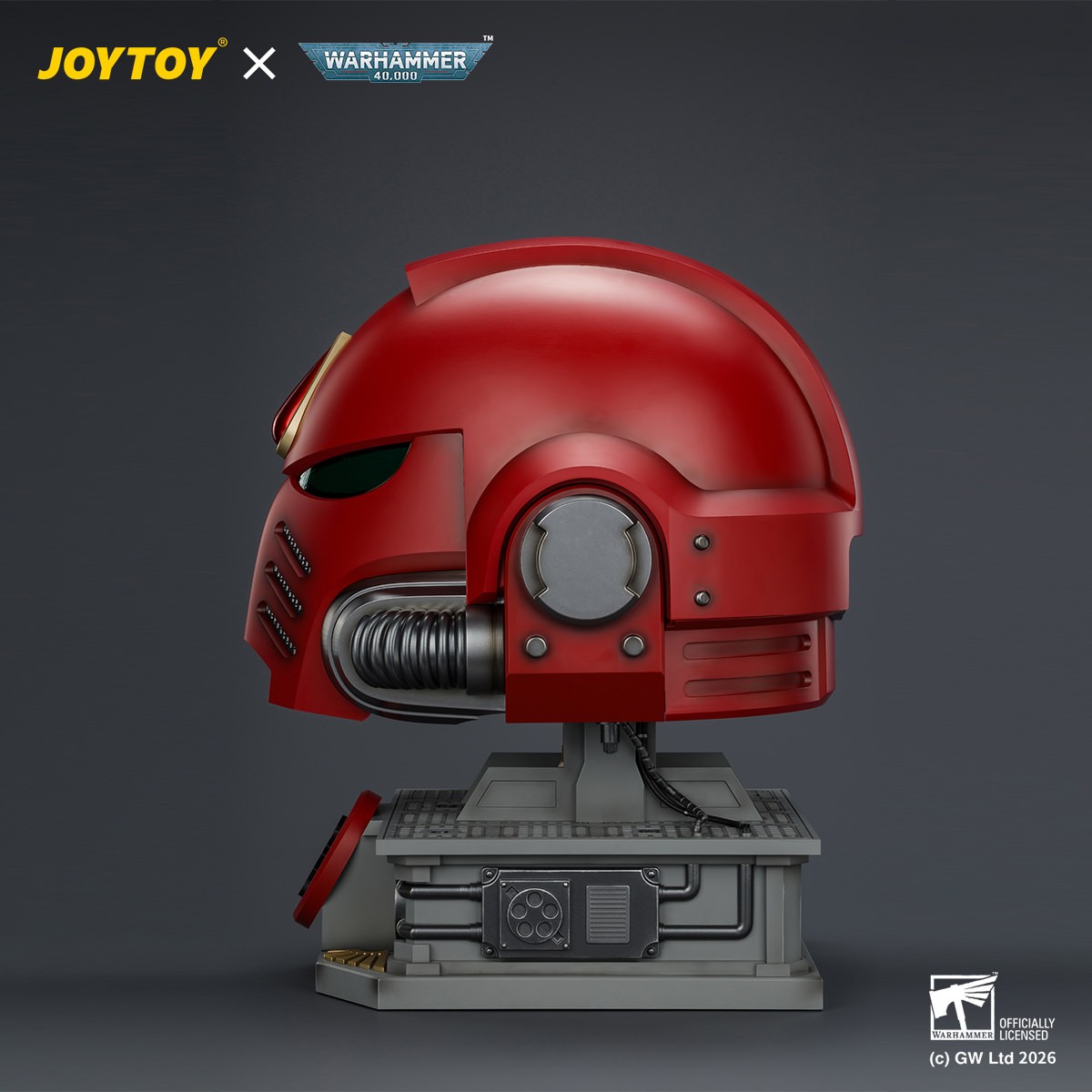 Warhammer 40K Blood Angels MkX Helmet & Display Stand Prop Replica  (Prototype Shown) View 8