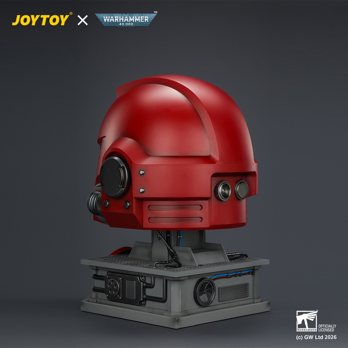 Warhammer 40K Blood Angels MkX Helmet & Display Stand Prop Replica  (Prototype Shown) View 9