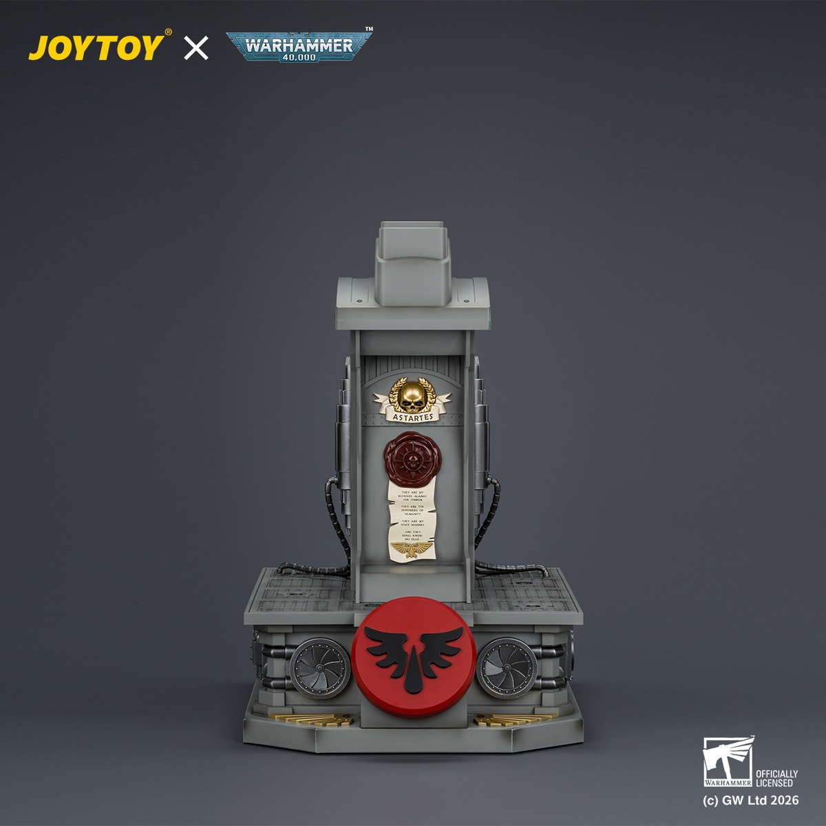 Warhammer 40K Blood Angels MkX Helmet & Display Stand Prop Replica  (Prototype Shown) View 11
